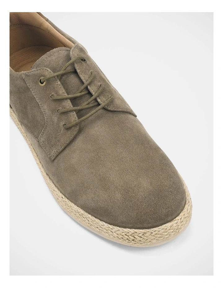Draven Shoes In Sage Suede image 4