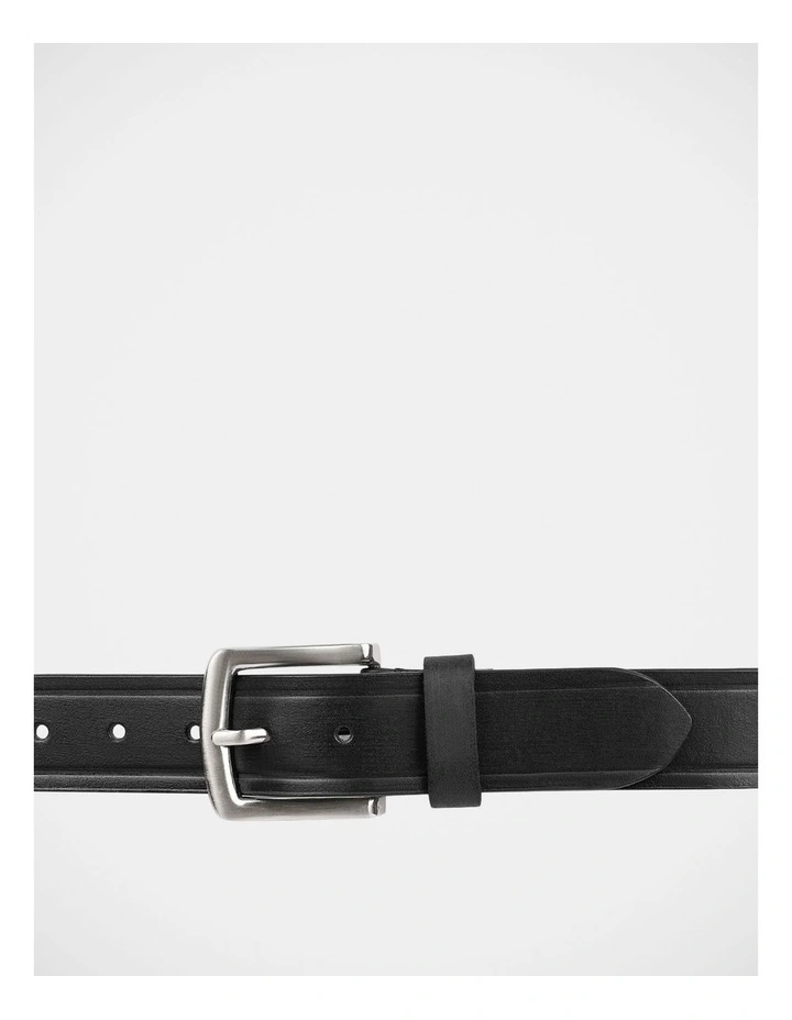 Casual Plain Belt In Black image 2