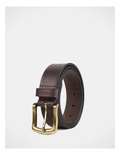 Casual Plain Belt In Brown