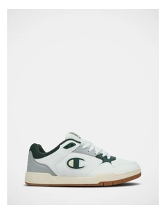 Arena Lo V2 Sneakers In White/Dark Green