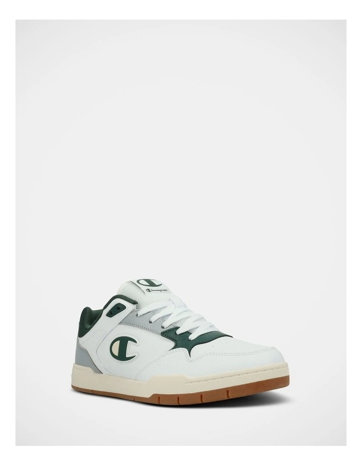 Arena Lo V2 Sneakers In White/Dark Green image 2