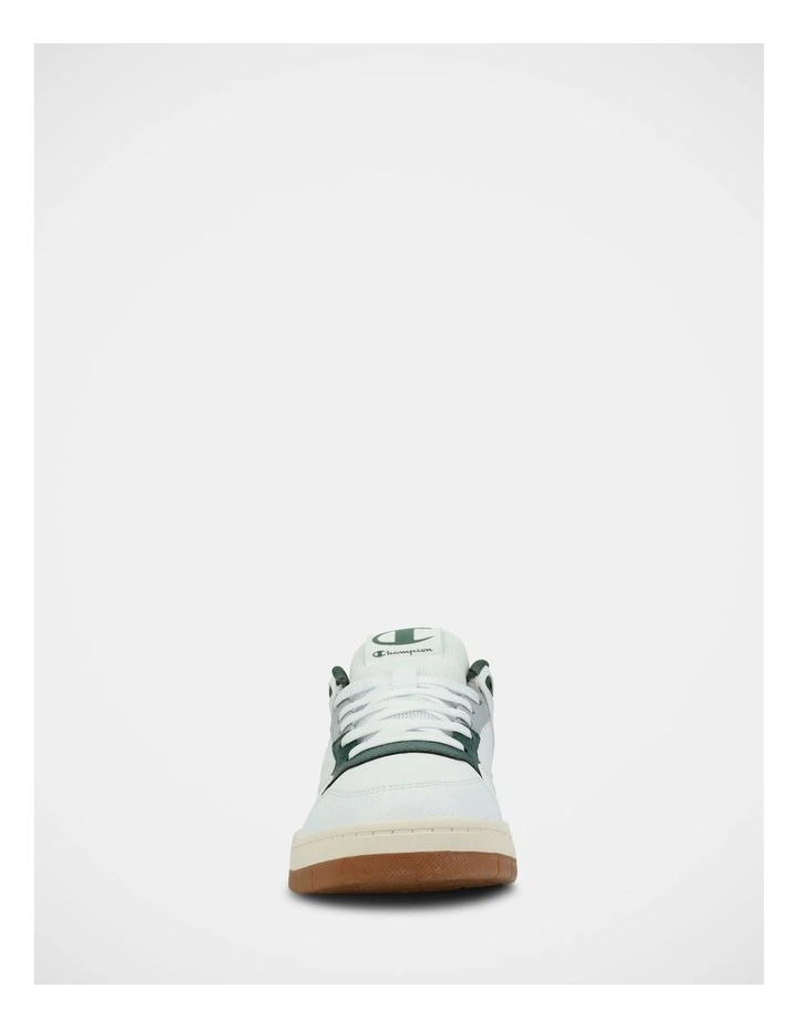 Arena Lo V2 Sneakers In White/Dark Green image 4