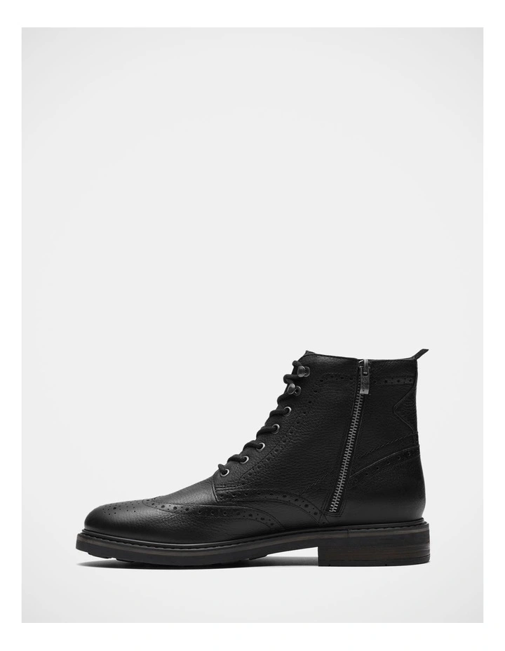 Newford Lace Boots in Black image 3