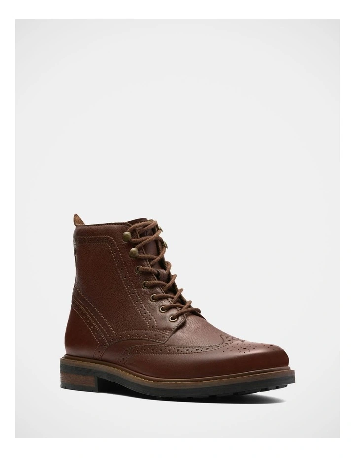 Newford Lace Boots in Tan image 2