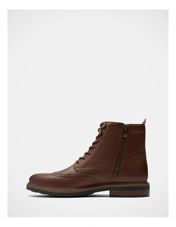 Newford Lace Boots in Tan image 3