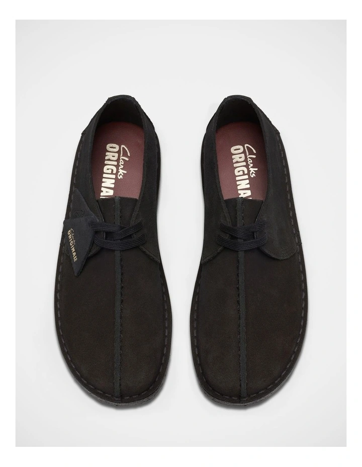 Desert Trek Shoes in Black Suede image 6