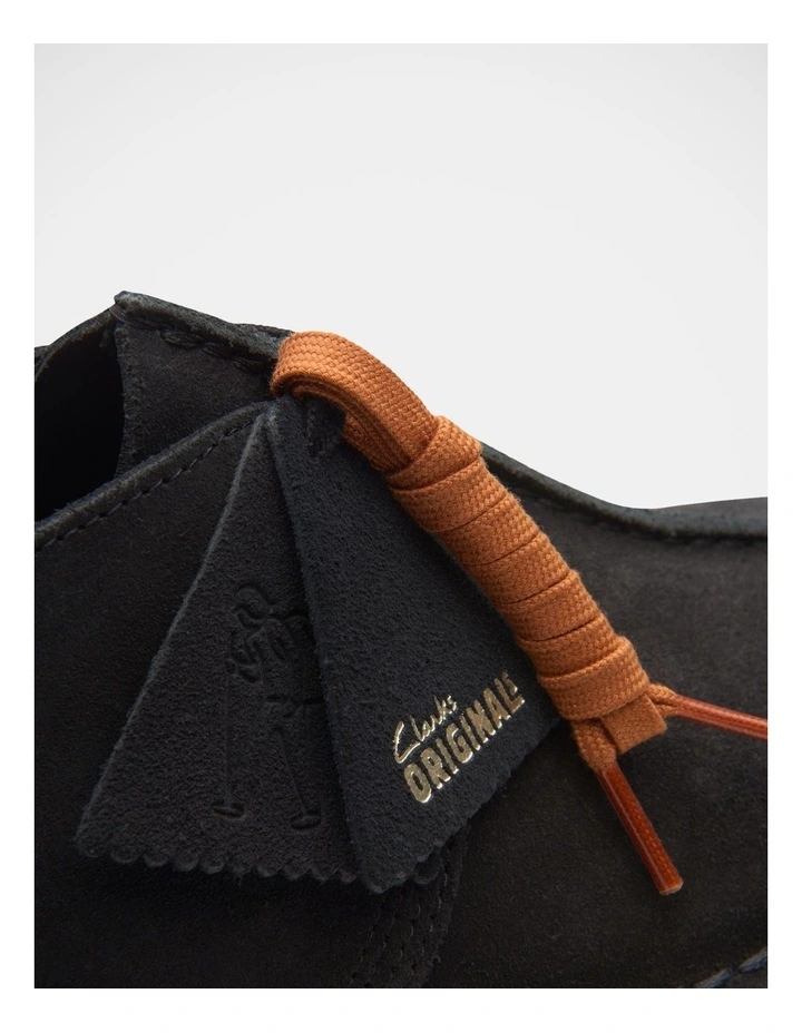 Desert Trek Shoes in Black Suede image 7