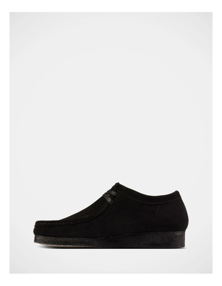 Wallabee Shoes in Black Suede image 4