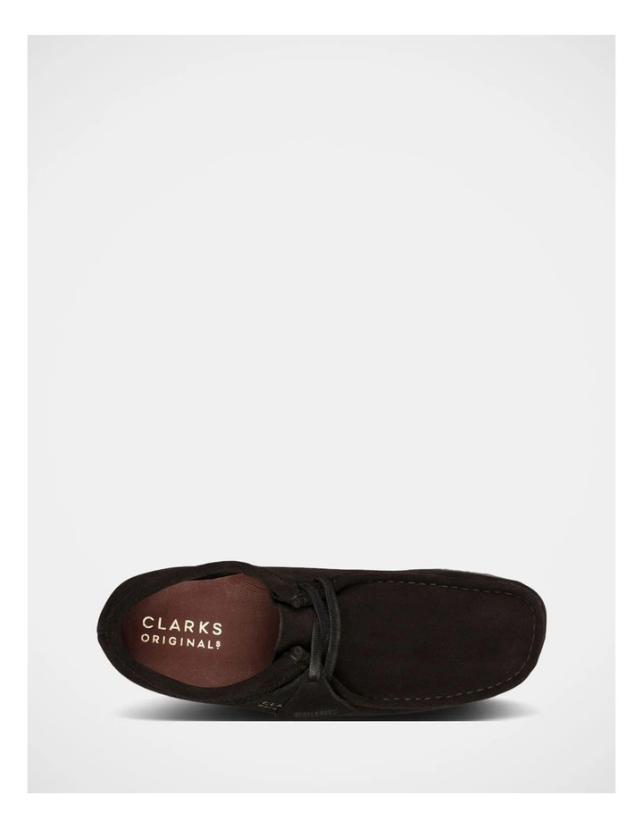 Wallabee Shoes in Black Suede image 6