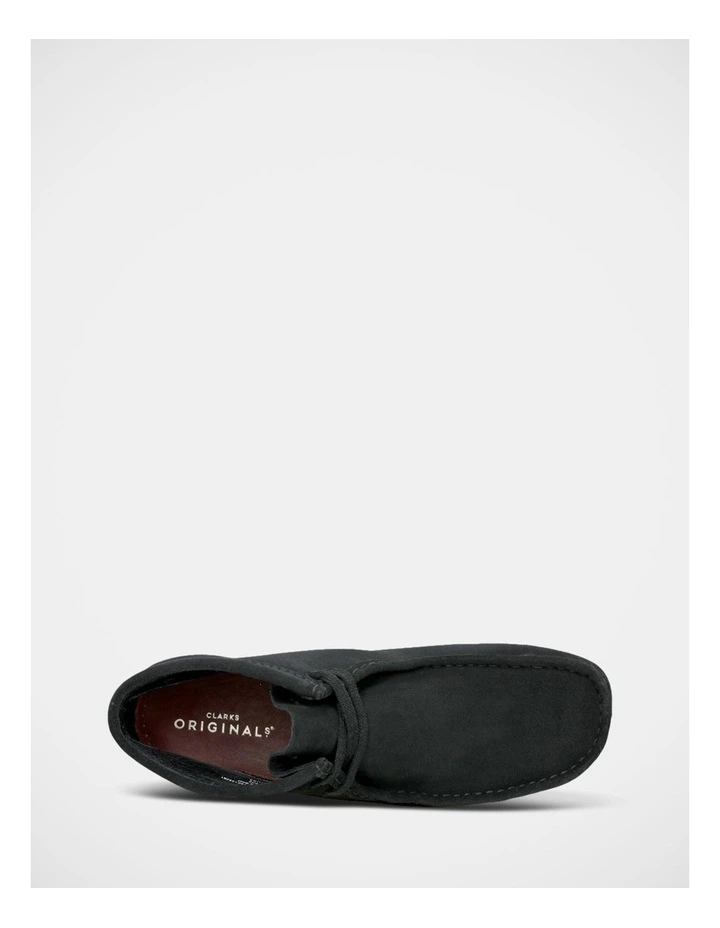 Wallabee Boot in Black Suede image 6