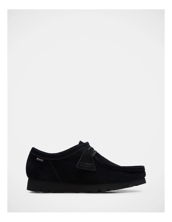 Wallabee Gore-Tex Shoes In Black Suede image 1