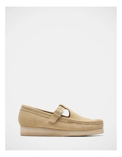 Wallabee T-Bar in Maple Suede