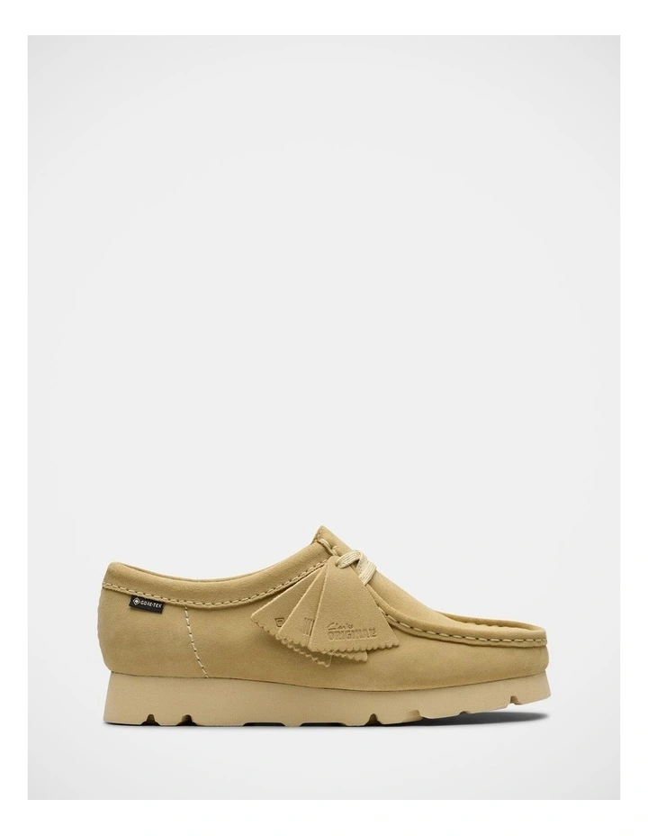 Wallabee Gore-Tex Shoes in Maple Suede image 1