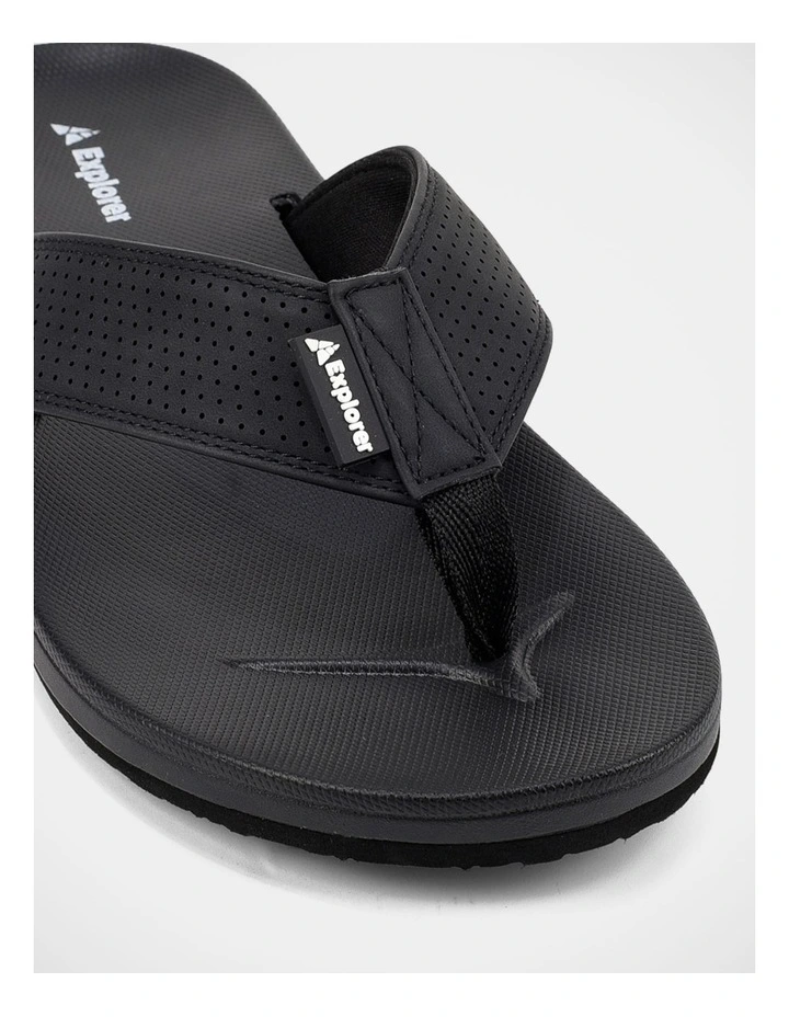 Tide Sandals In Black image 5