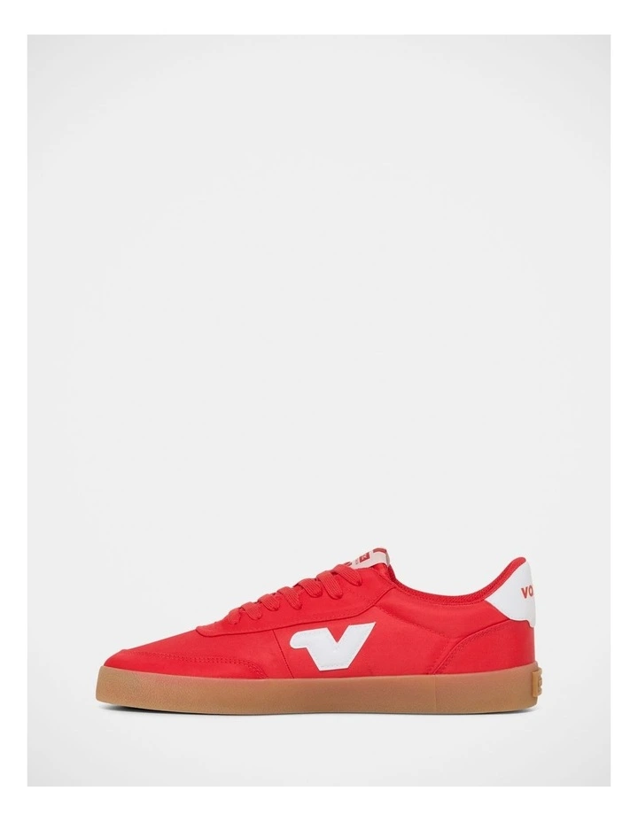 Baseline Nylon Sneakers in Red image 3
