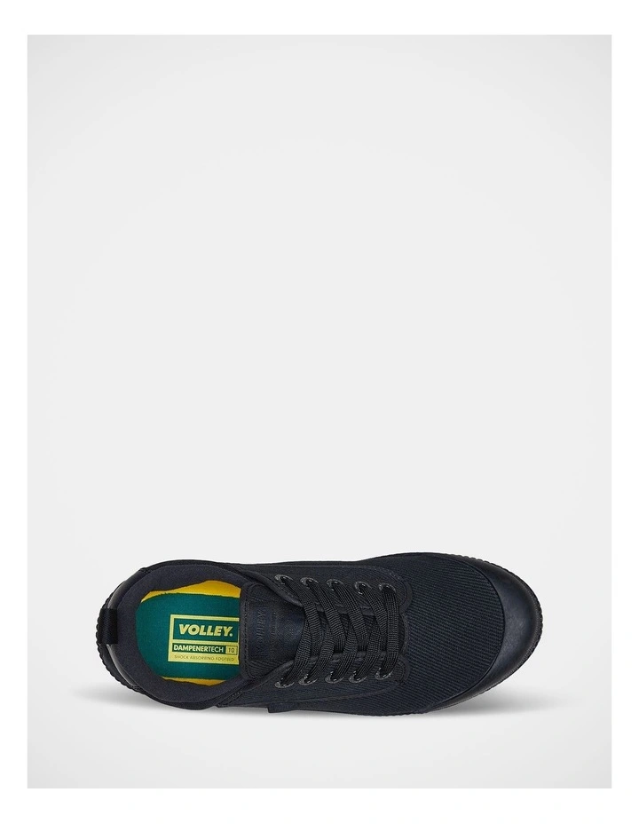 Heritage Low Canvas Sneakers in Black image 6