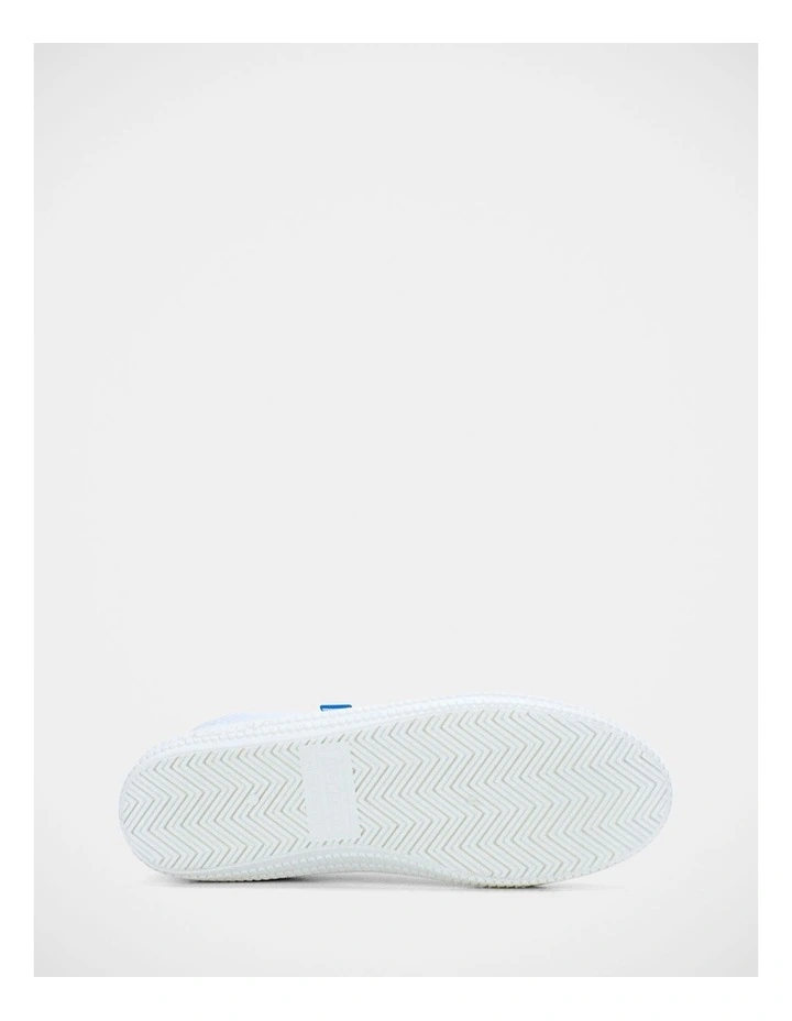 Heritage Low Canvas Sneakers in White image 5