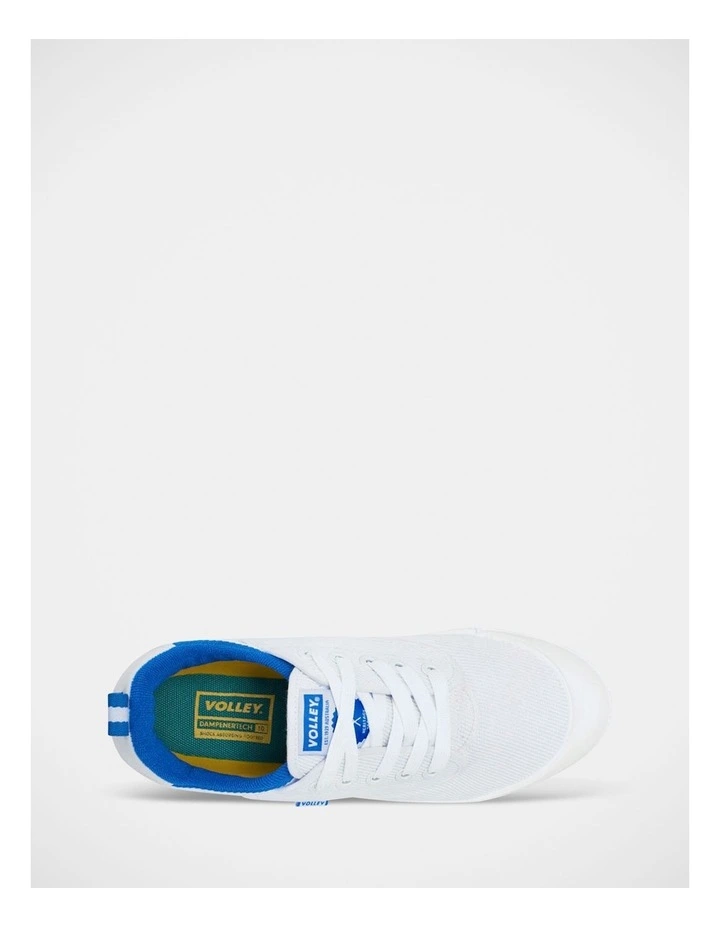 Heritage Low Canvas Sneakers in White image 6