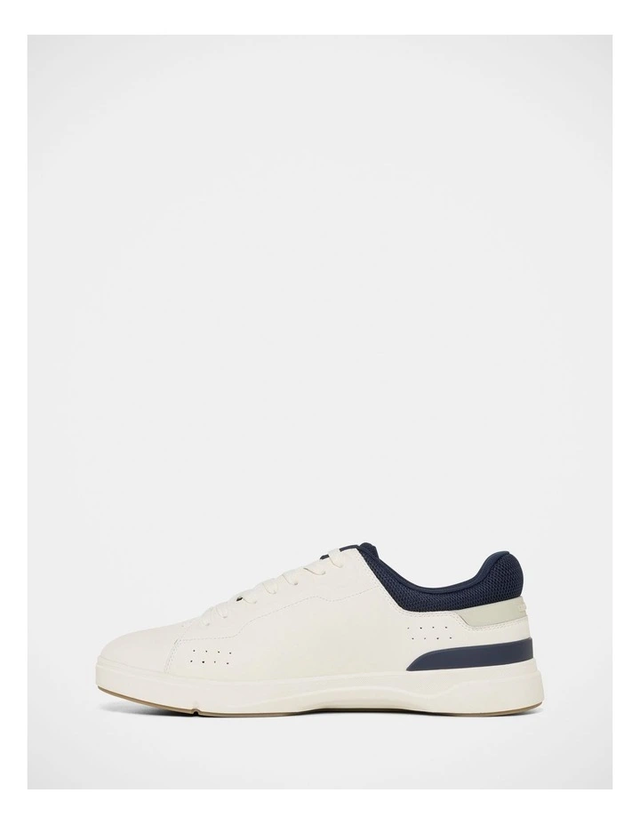 Pavillion Sneakers in White/Navy image 3