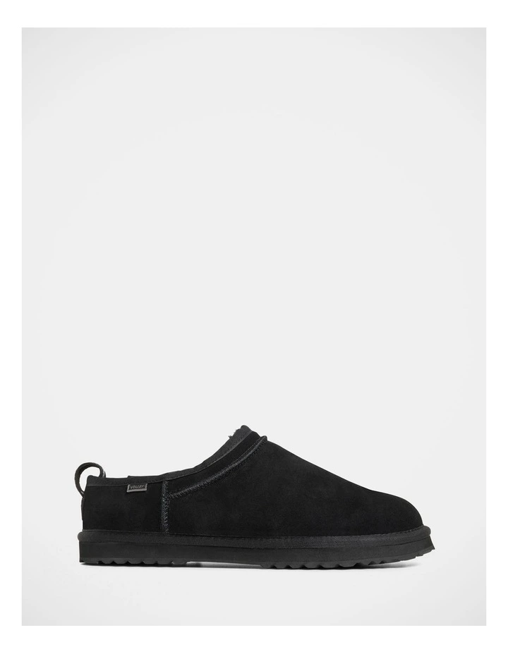 Snugg Micro Boot Slippers In Black image 1