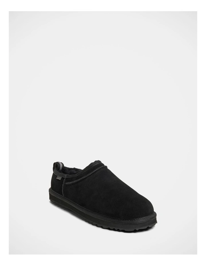 Snugg Micro Boot Slippers In Black image 2