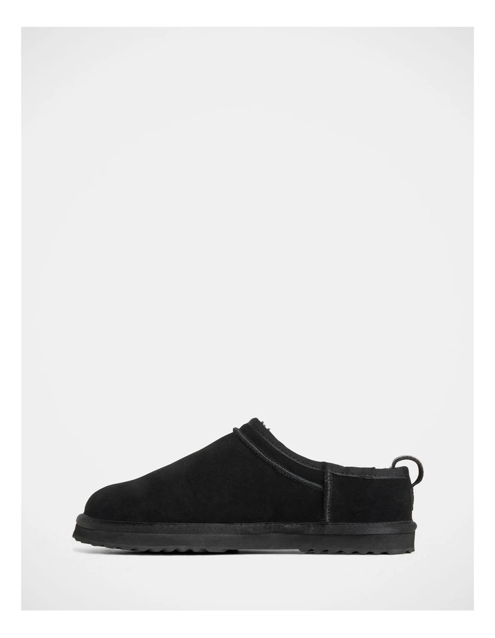 Snugg Micro Boot Slippers In Black image 3