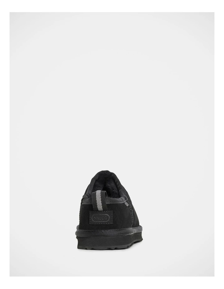 Snugg Micro Boot Slippers In Black image 4