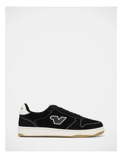 Tie Break Sneakers In Black/White