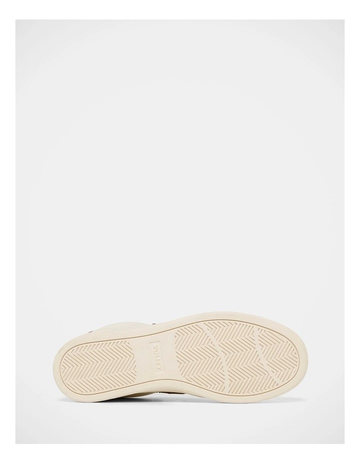 Tie Break Sneakers In White/Burgundy image 6