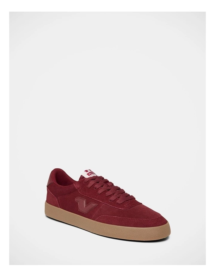 Baseline Sneakers In Burgundy/Gum image 2