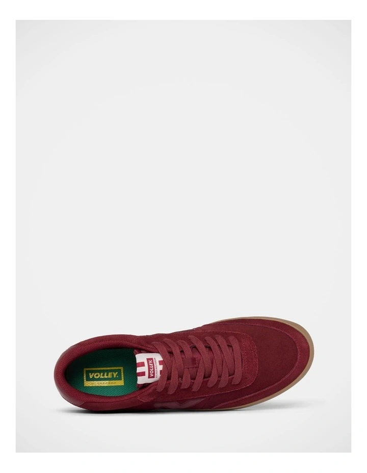 Baseline Sneakers In Burgundy/Gum image 5