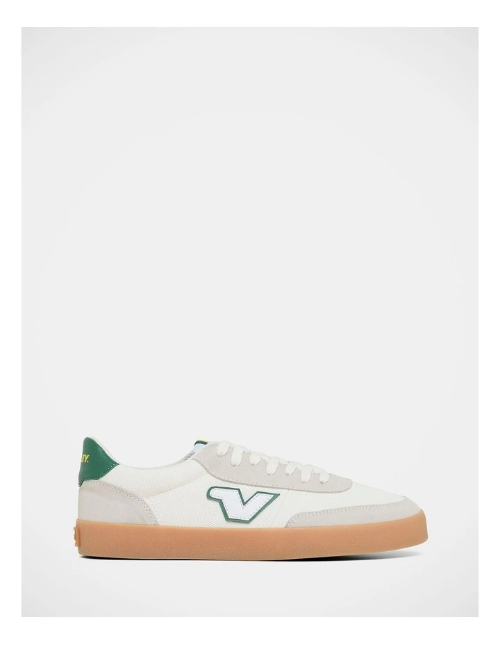 Baseline Sneakers In White/Green/Gum image 1
