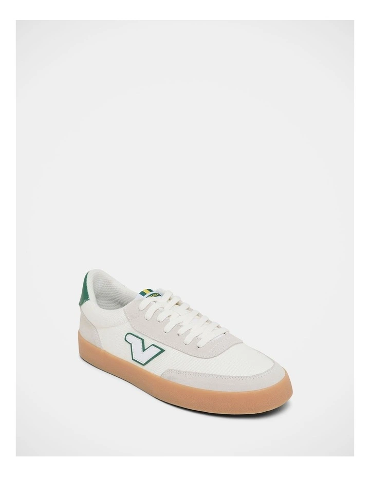 Baseline Sneakers In White/Green/Gum image 2