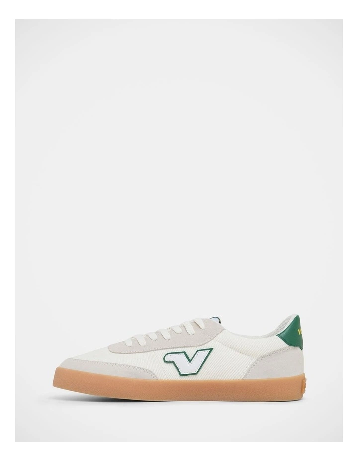Baseline Sneakers In White/Green/Gum image 3