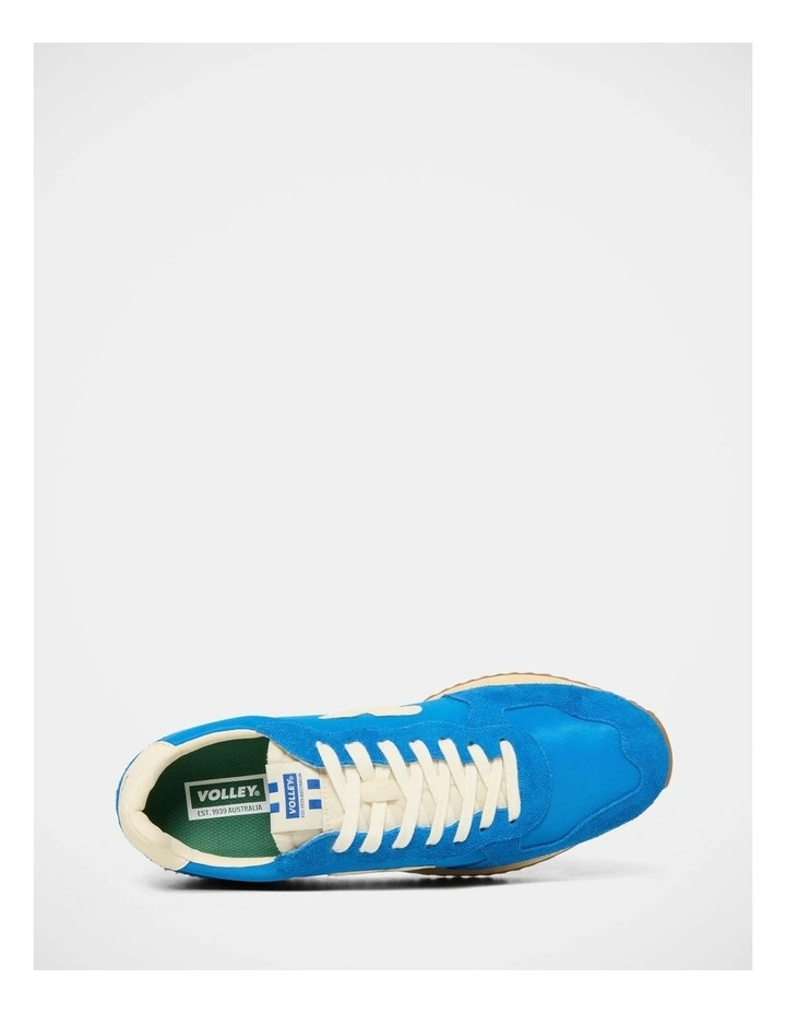 Rally Retro Sneakers In Vintage Blue image 5