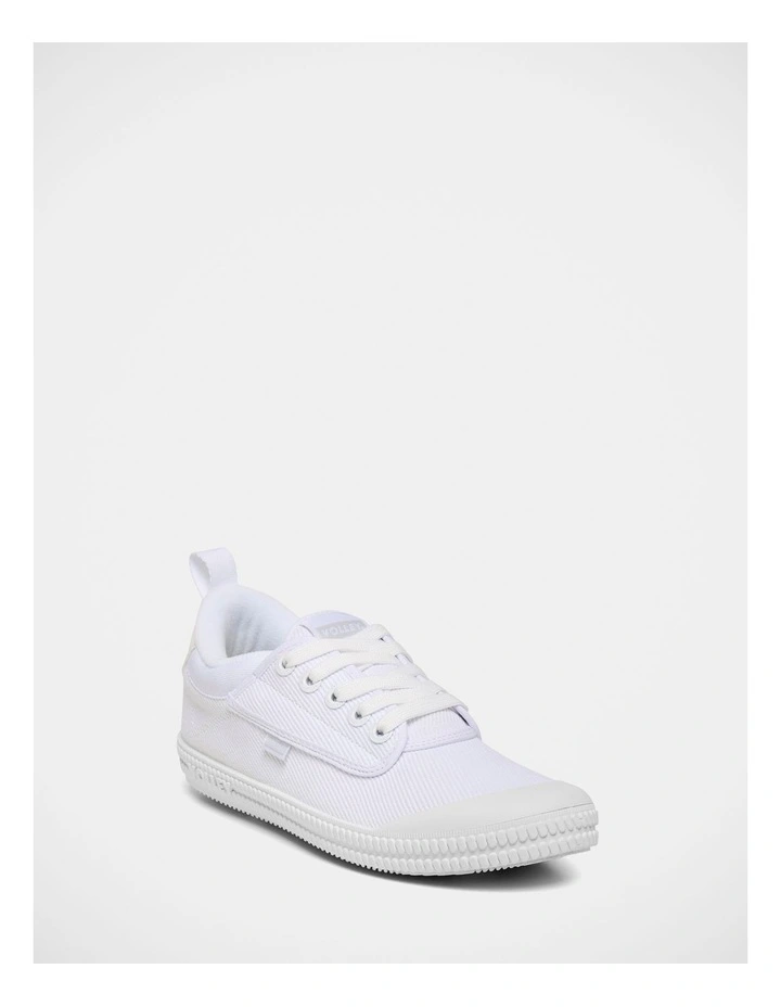 Heritage Low Sneakers In White/White image 2