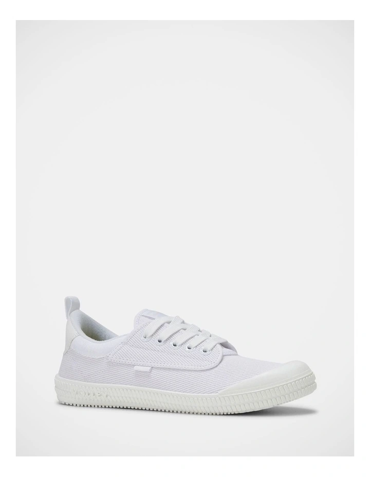 Heritage Low Sneakers In White/White image 2
