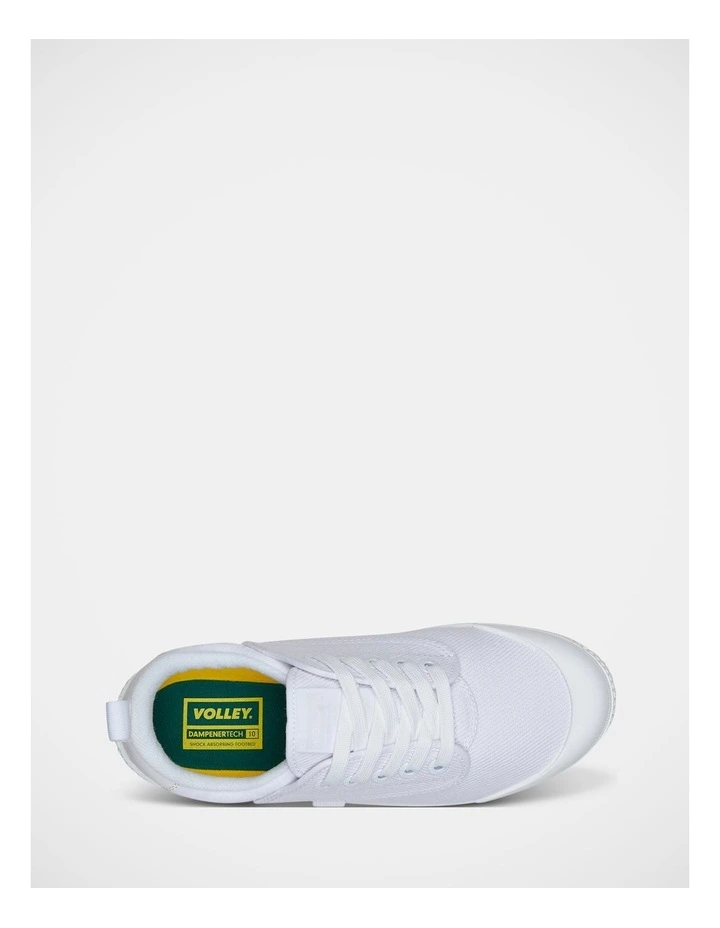 Heritage Low Sneakers In White/White image 5