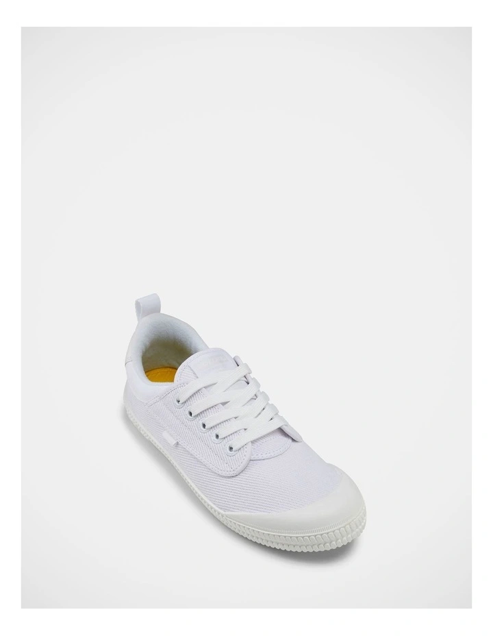 Heritage Low Sneakers In White/White image 7