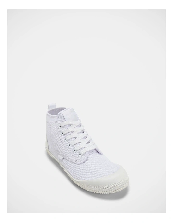 Heritage High Sneakers In White image 7