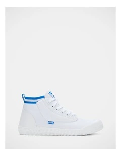 Heritage High Sneakers In White/Blue