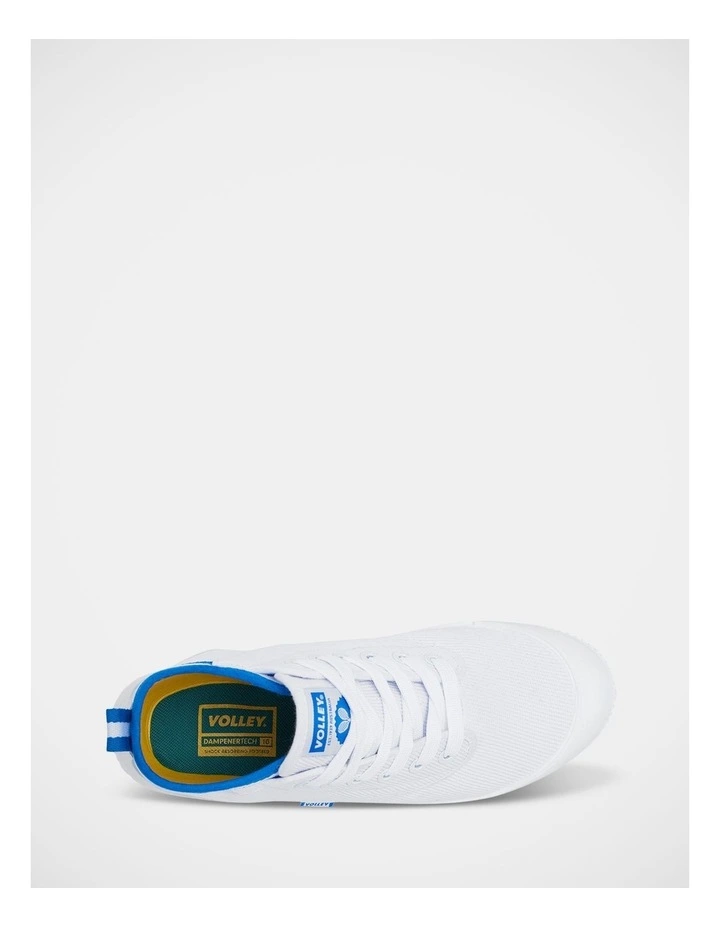 Heritage High Sneakers In White/Blue image 5
