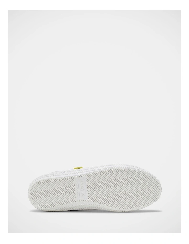 Heritage High Sneakers In White/Green/Gold image 6