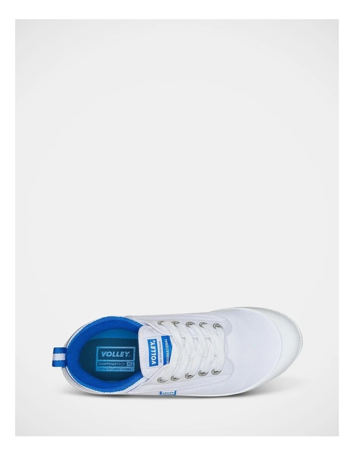 International Low Sneakers In White/Blue image 5