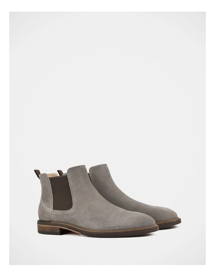Tagged Boots in Taupe image 2