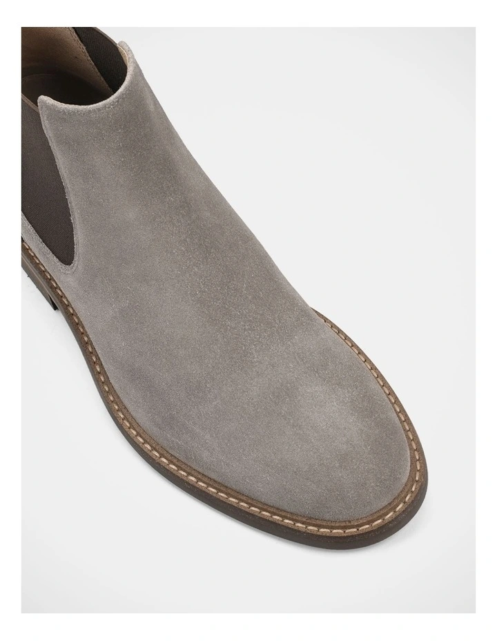 Tagged Boots in Taupe image 4