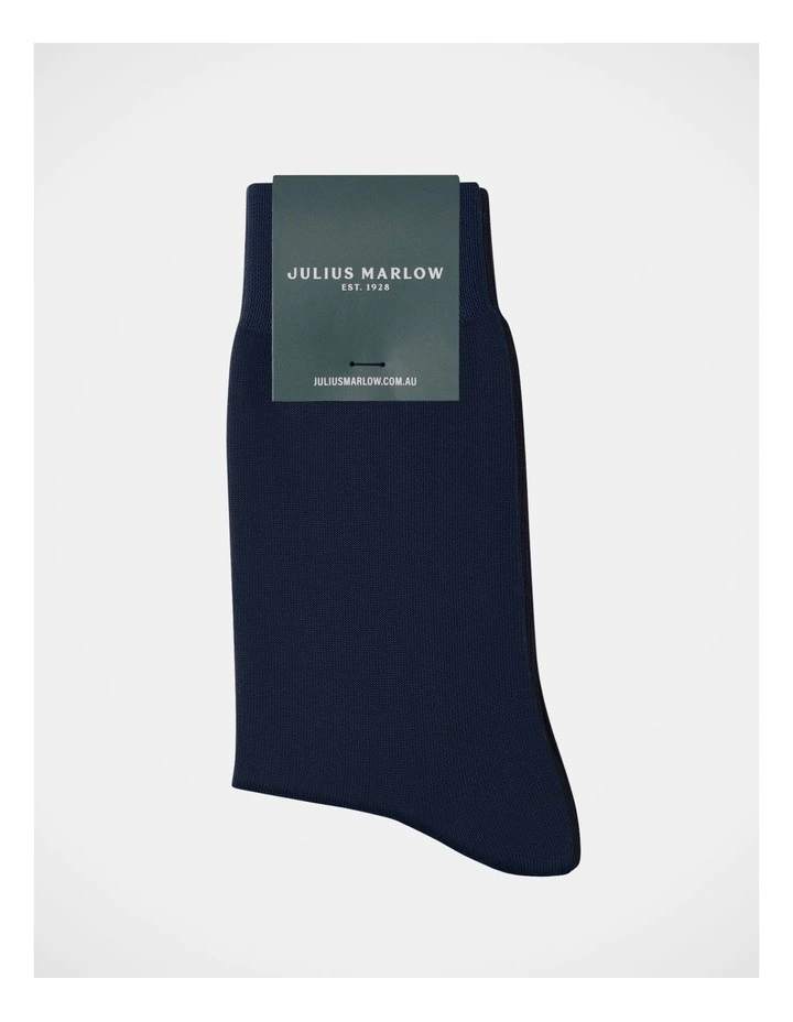 Dress Socks in Navy image 1
