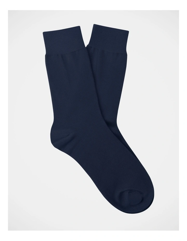 Dress Socks in Navy image 2