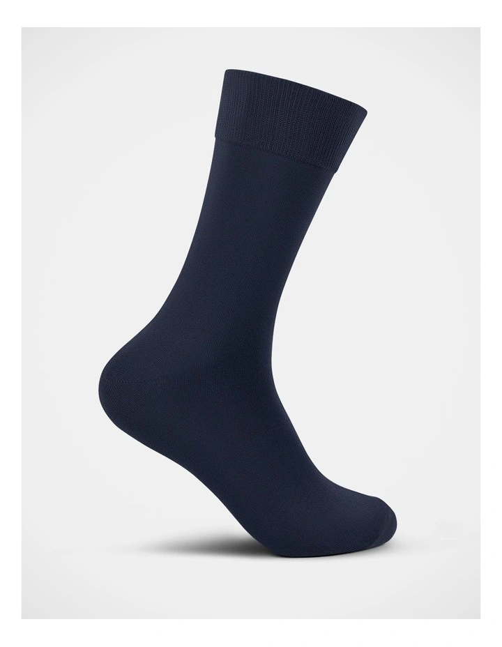 Dress Socks in Navy image 3