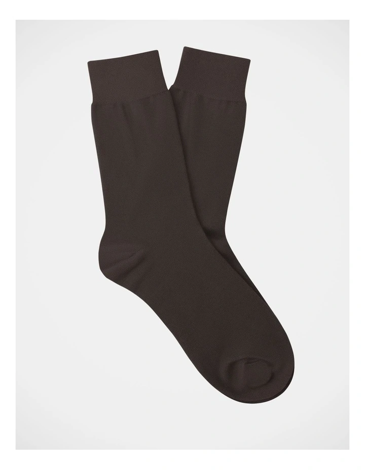 Dress Socks in Brown image 2